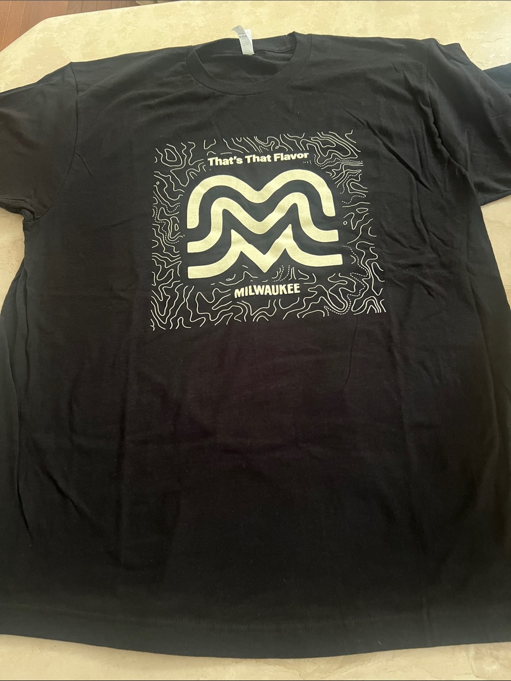 Milwaukee 'That’s That Flavor' Black Graphic Tee Men’s Size XL